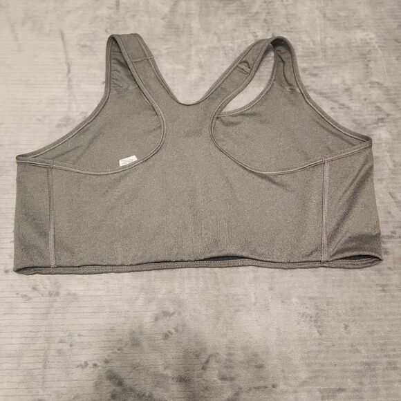 Nike Women's Plus Size Solid Medium Support Sports Bra Size 2X GRAY - Picture 2 of 4
